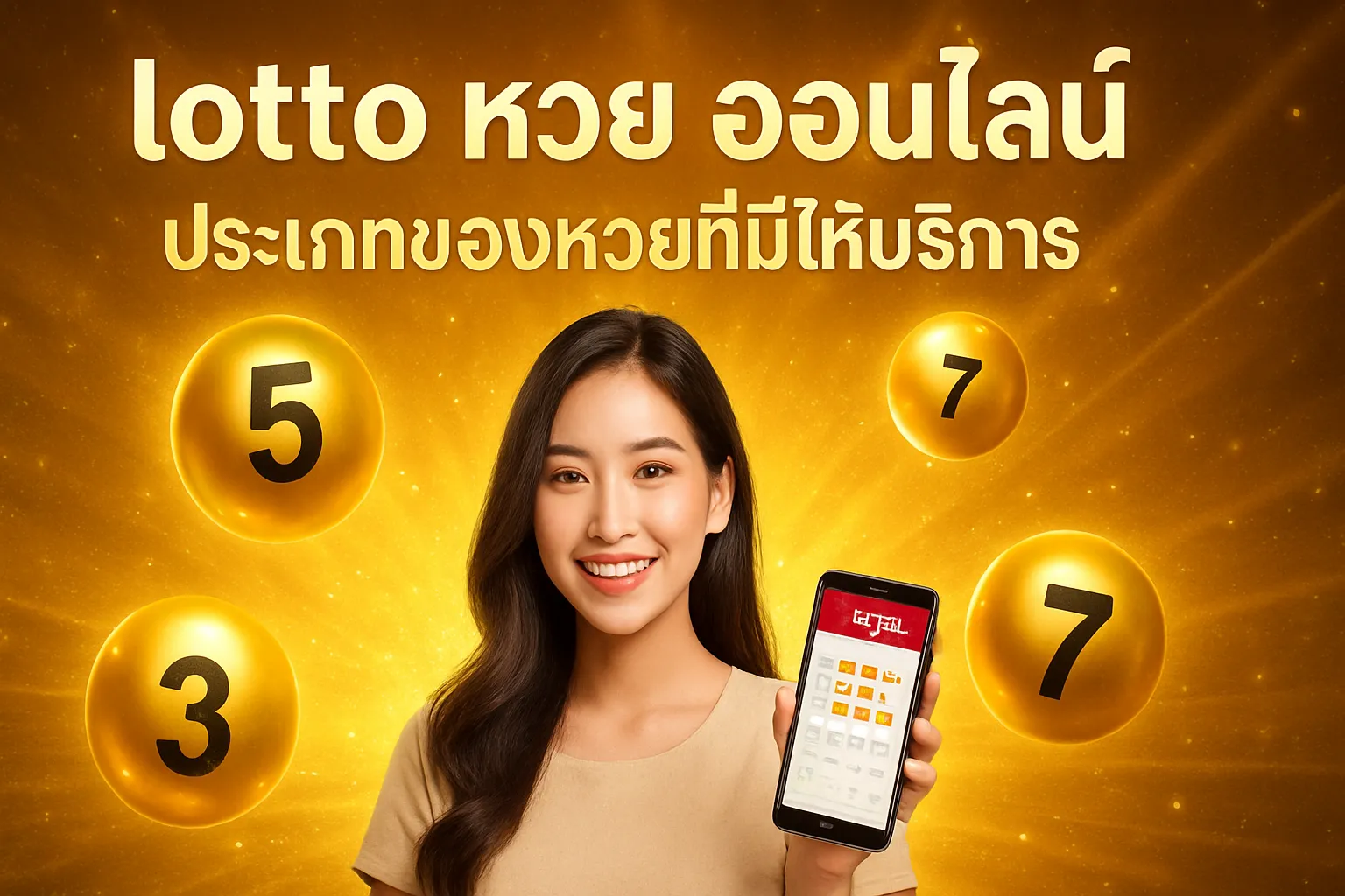 ภาพประกอบหัวข้อ ประเภทของหวยที่มีให้บริการ