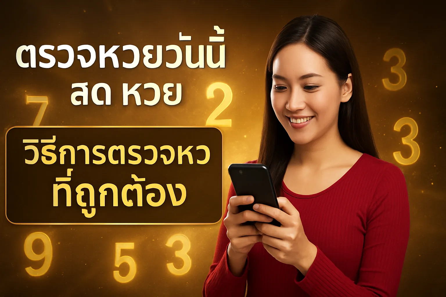 ภาพประกอบหัวข้อ วิธีการตรวจหวยที่ถูกต้อง
