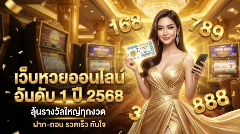 ภาพประกอบหัวข้อ เว็บหวยออนไลน์ อันดับ 1 ปี 2568 ที่น่าเชื่อถือ — เว็บหวยออนไลน์ อันดับ 1 ปี 2568