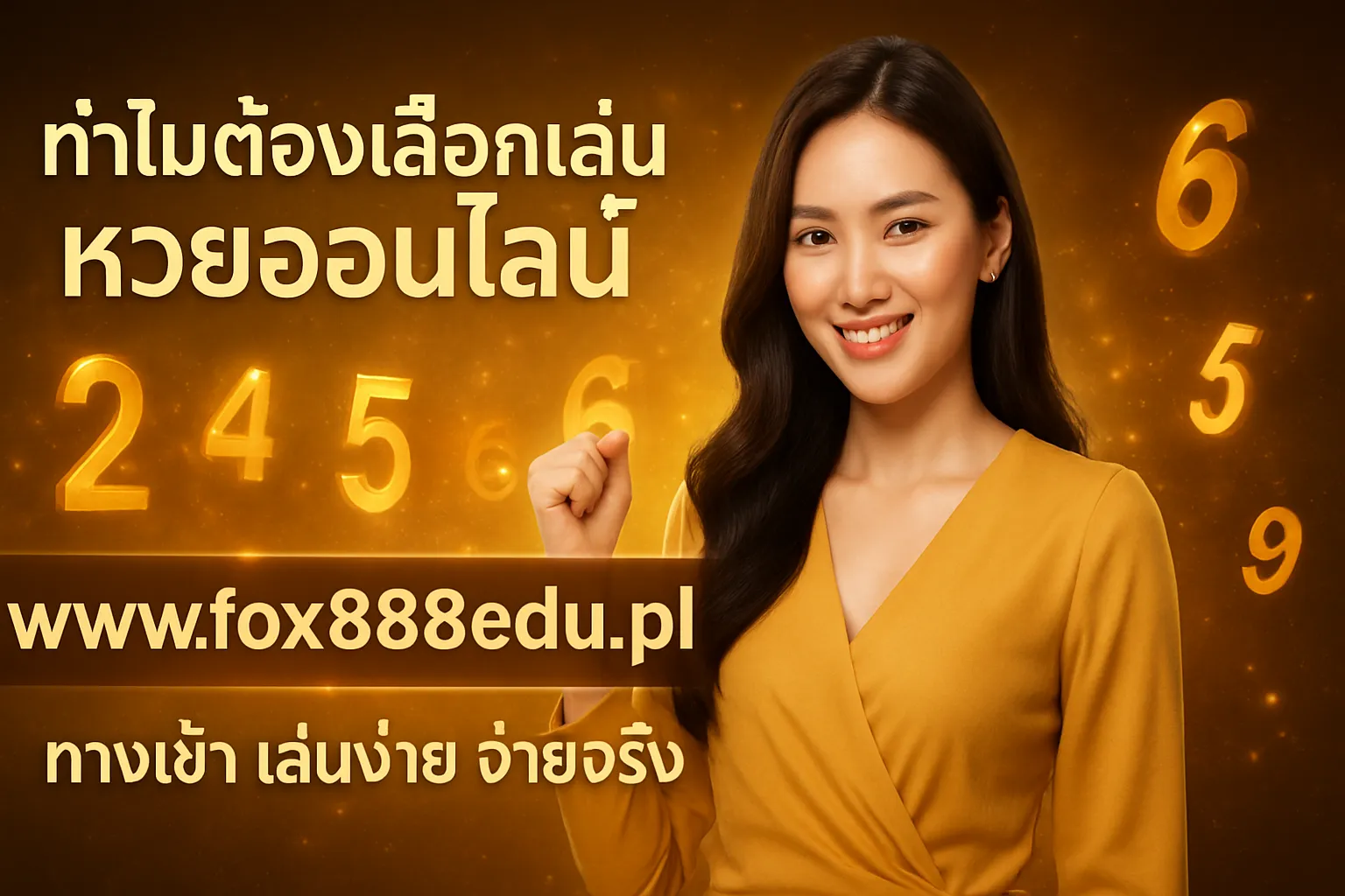 ภาพประกอบหัวข้อ ทำไมต้องเลือกเล่นหวยออนไลน์ที่เว็บของเรา