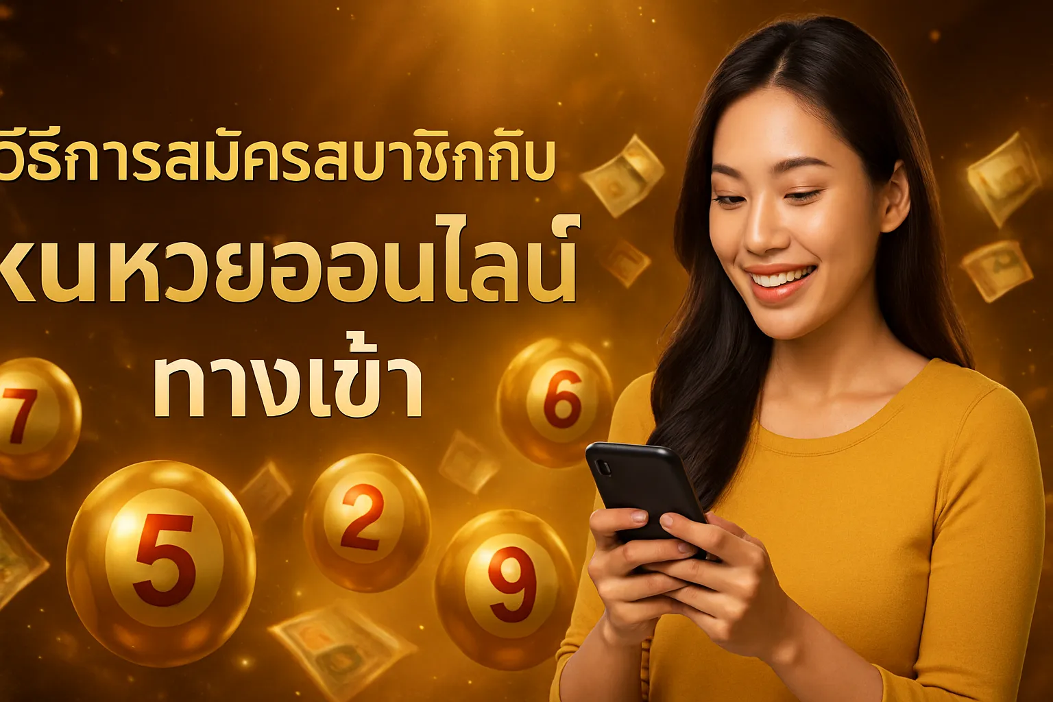 ภาพประกอบหัวข้อ วิธีการสมัครสมาชิกกับ kuหวยออนไลน์