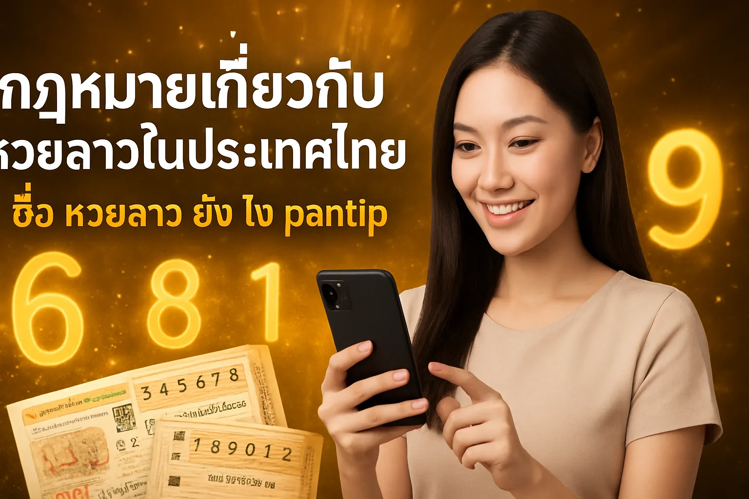 ภาพประกอบหัวข้อ กฎหมายเกี่ยวกับหวยลาวในประเทศไทย