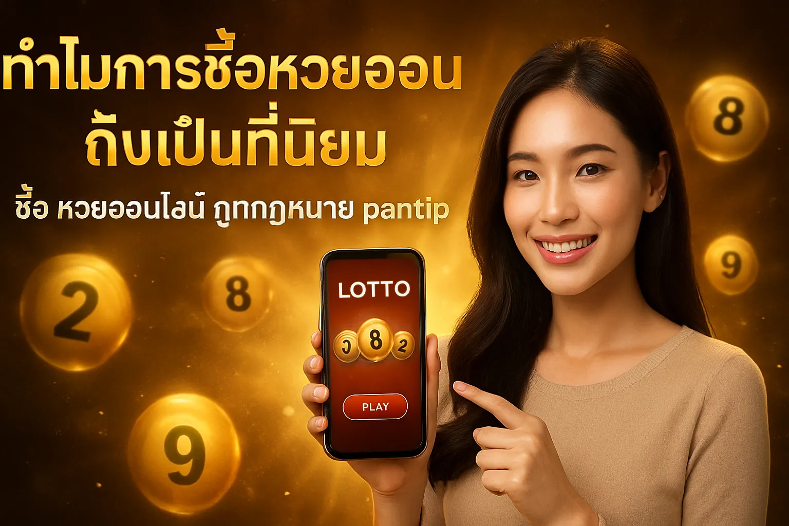 ภาพประกอบหัวข้อ ทำไมการซื้อหวยออนไลน์ถึงเป็นที่นิยม
