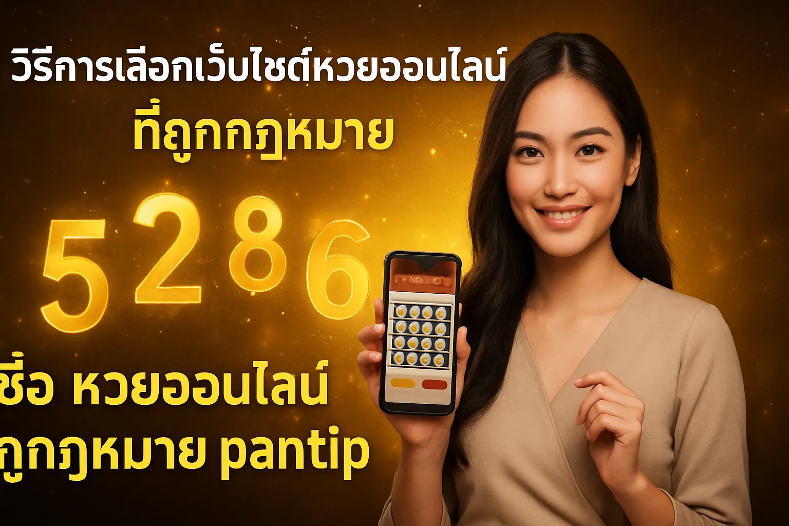 ภาพประกอบหัวข้อ วิธีการเลือกเว็บไซต์หวยออนไลน์ที่ถูกกฎหมาย