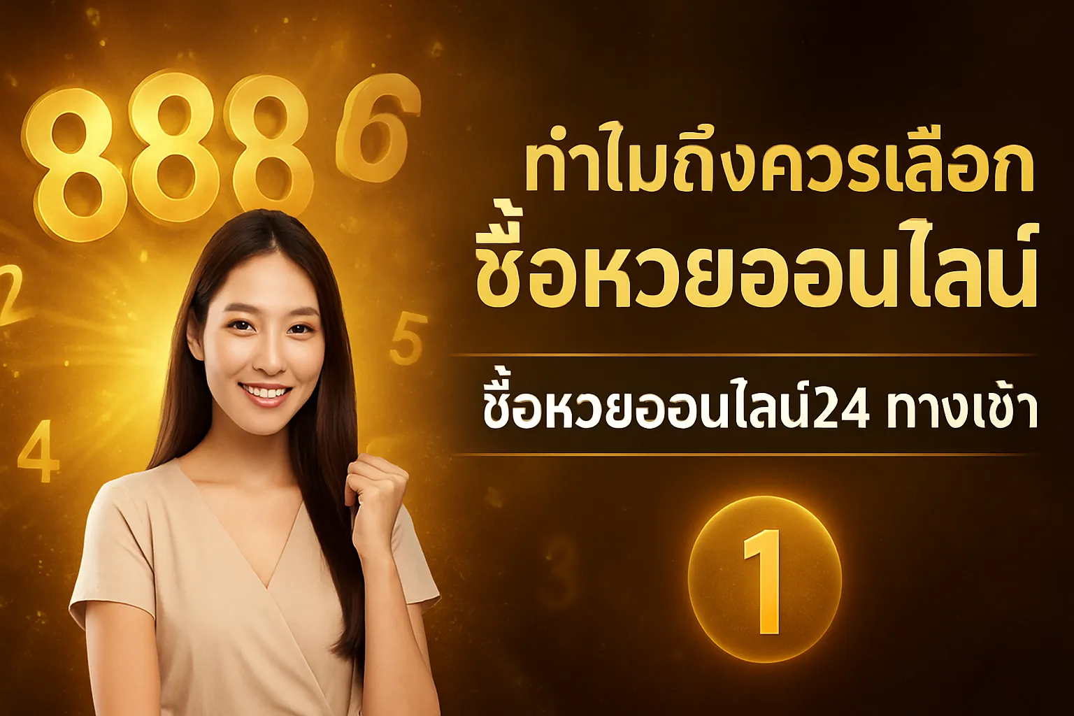 ภาพประกอบหัวข้อ ทำไมถึงควรเลือกซื้อหวยออนไลน์