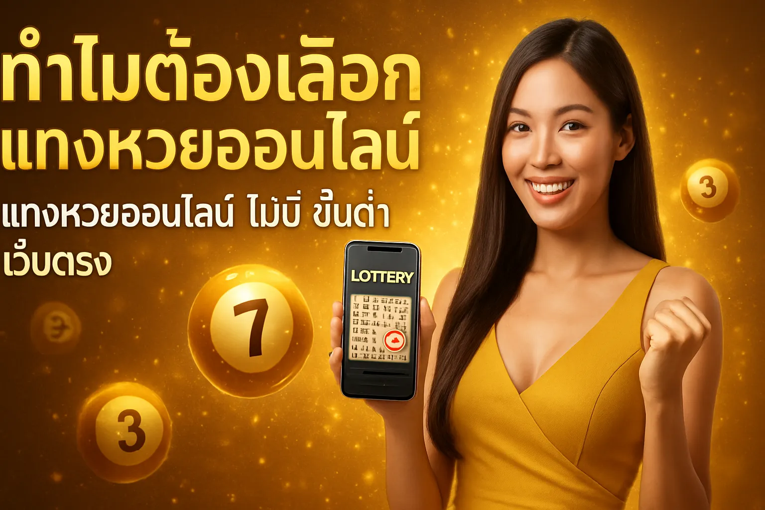 ภาพประกอบหัวข้อ ทำไมต้องเลือกแทงหวยออนไลน์