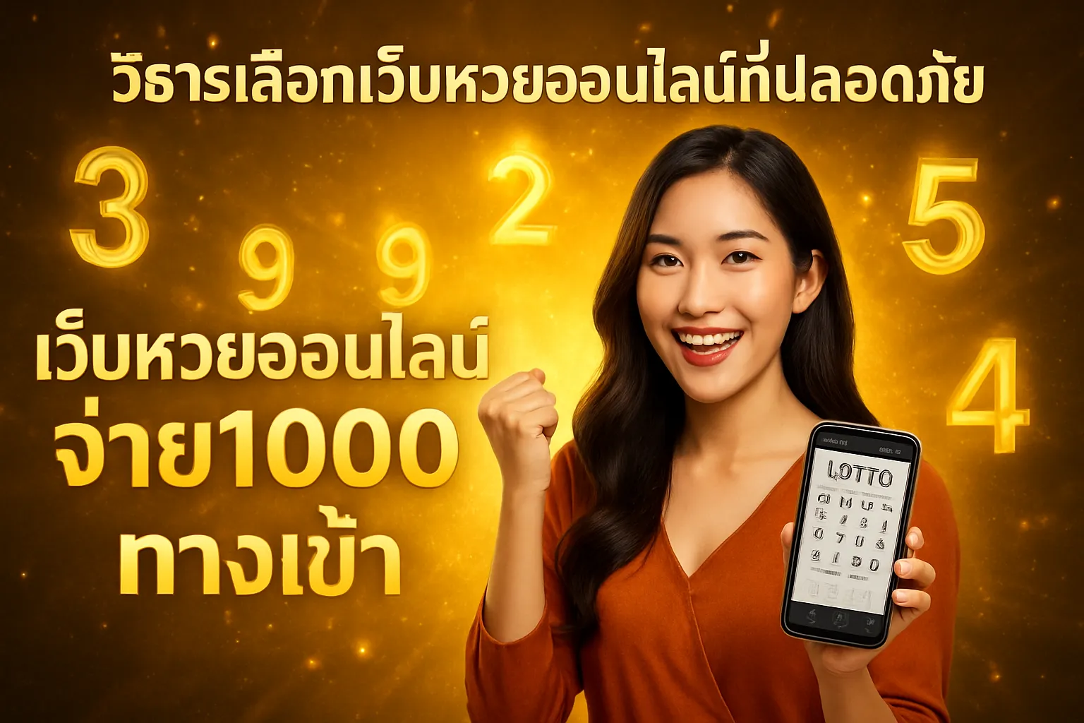 ภาพประกอบหัวข้อ วิธีการเลือกเว็บหวยออนไลน์ที่ปลอดภัย