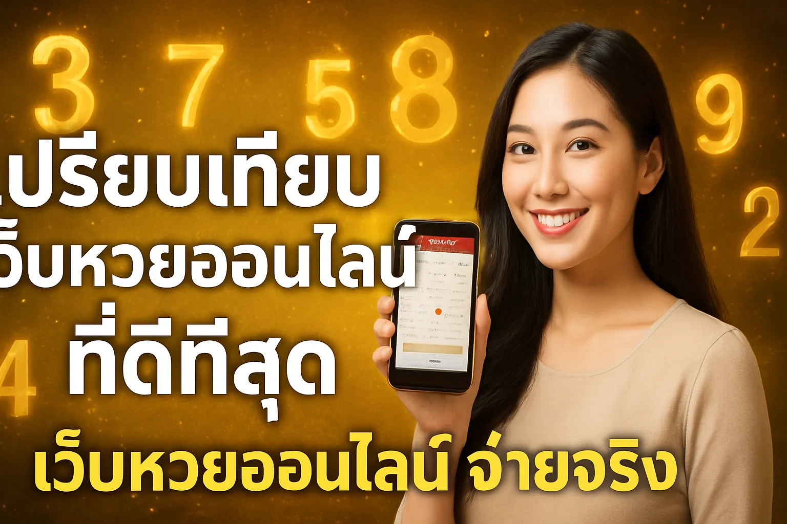 ภาพประกอบหัวข้อ เปรียบเทียบเว็บหวยออนไลน์ที่ดีที่สุด