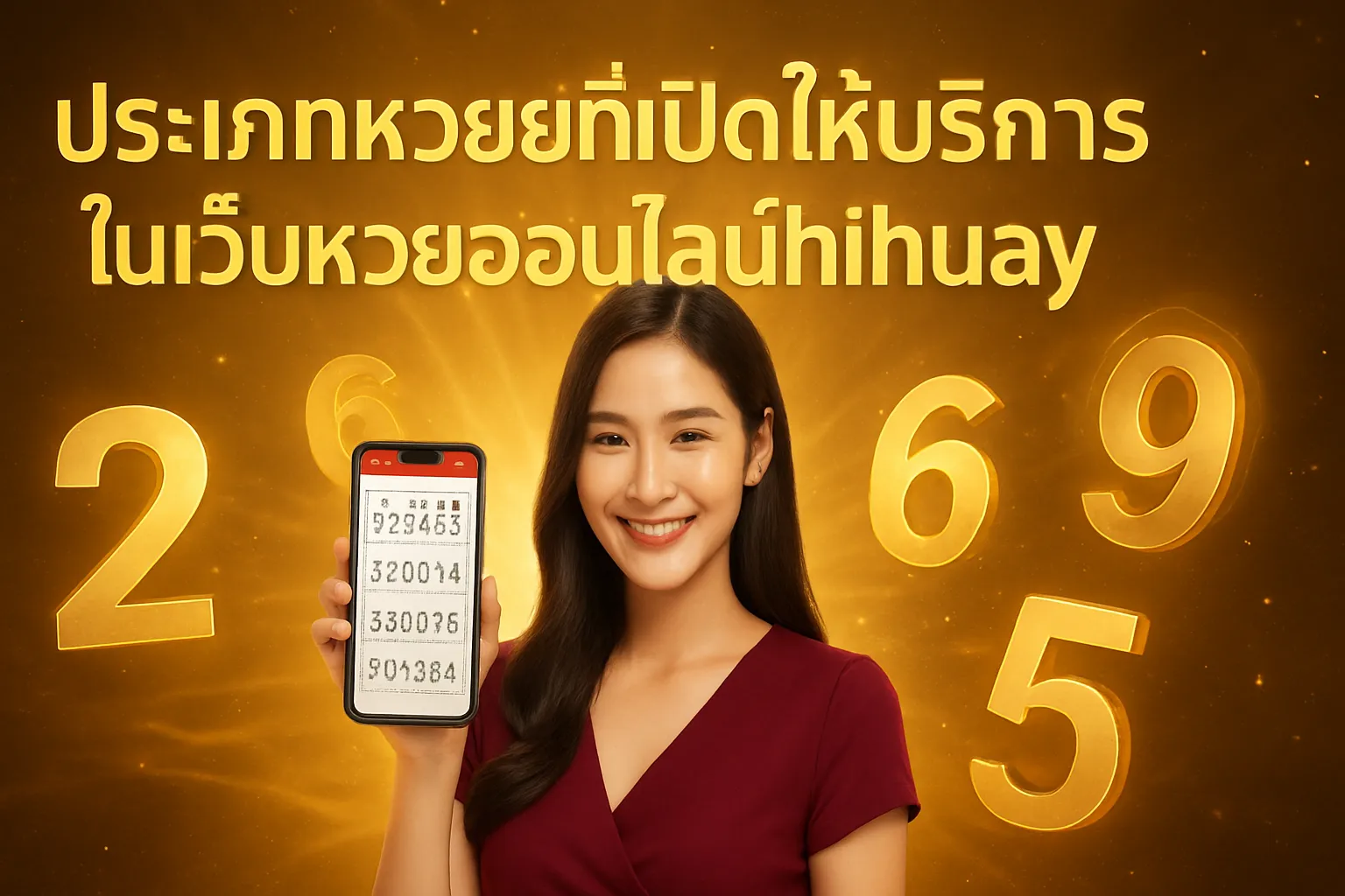 ภาพประกอบหัวข้อ ประเภทหวยที่เปิดให้บริการในเว็บหวยออนไลน์hihuay