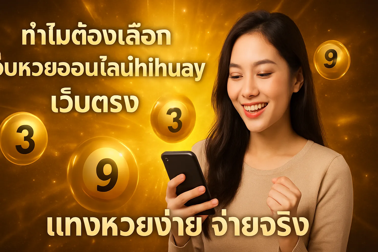ภาพประกอบหัวข้อ ทำไมต้องเลือกเว็บหวยออนไลน์hihuay เว็บตรง?