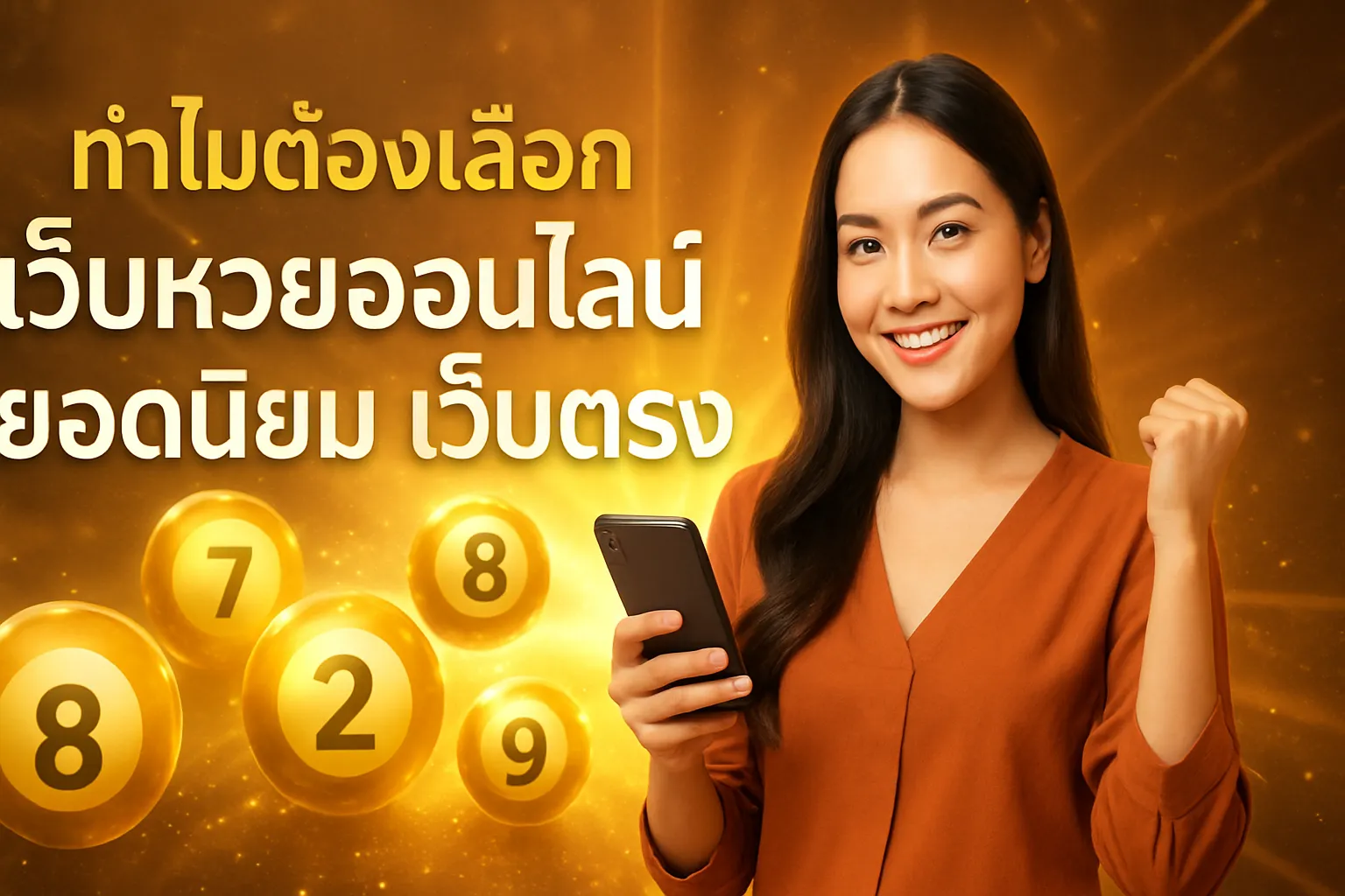 ภาพประกอบหัวข้อ ทำไมต้องเลือกเว็บหวยออนไลน์ ยอดนิยม เว็บตรง?
