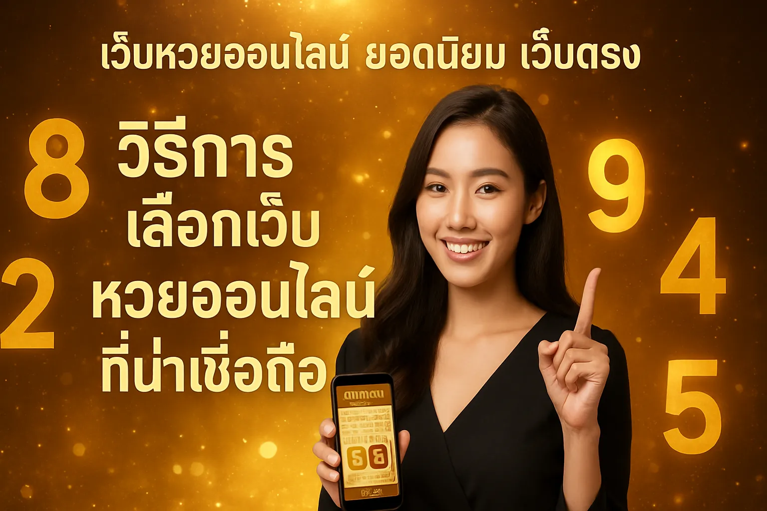 ภาพประกอบหัวข้อ วิธีการเลือกเว็บหวยออนไลน์ที่น่าเชื่อถือ