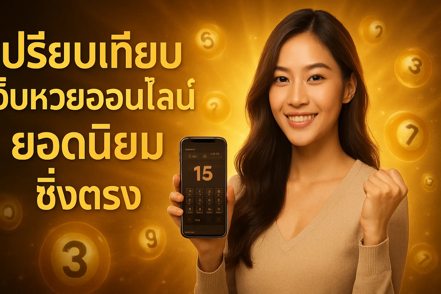 ภาพประกอบหัวข้อ เปรียบเทียบเว็บหวยออนไลน์ยอดนิยม
